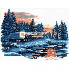 Набор для вышивания "Зимний пейзаж" 27*36см, РС-Студия