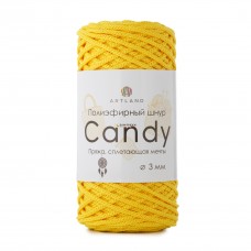 Candy полиэфирный шнур /Ярко-желтый/