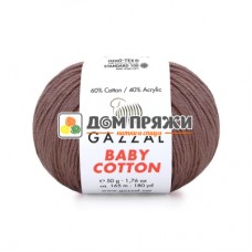 Пряжа Gazzal Baby Cotton #3455 капучино