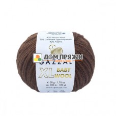 Пряжа Gazzal Baby Wool XL #807 коричневый