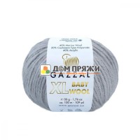 Пряжа Gazzal Baby Wool XL #817 св.серый Пряжа Gazzal Baby Wool XL #817 св.серый