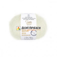 Пряжа Gazzal Super Kid Mohair #64414 молочный Пряжа Gazzal Super Kid Mohair #64414 молочный