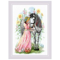 Набор для вышивания "В яблоках" 21*30см, Риолис Набор для вышивания "В яблоках" 21*30см, Риолис