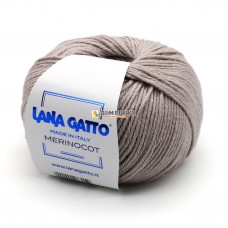 Lana Gatto Merinocot #14559 серо-бежевый