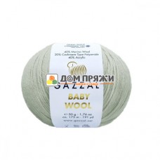 Пряжа Gazzal Baby Wool #817 св.серый