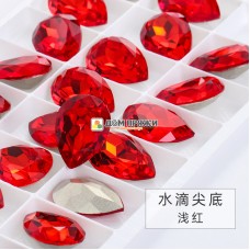 Fancy Stones K9 14x10mm Light Siam /4320/