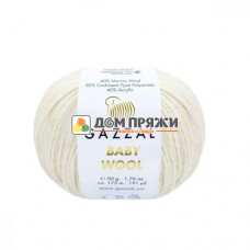 Пряжа Gazzal Baby Wool #839 песочный