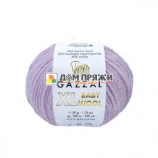 Пряжа Gazzal Baby Wool XL #823 розовая сирень