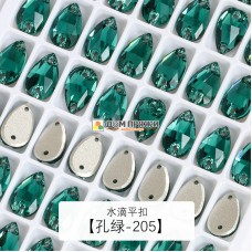 Drop K9 12x7mm Emerald /3230/