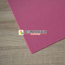 Фетр корейский жесткий 1,2мм размер А6 (10х15см) #830 темно-розовый