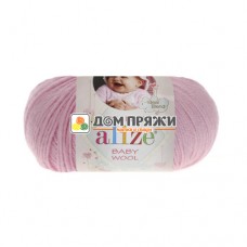 Alize Baby Wool #185 розовый детский