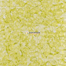 Бисер чешский PRECIOSA круглый 10/0 #01153 /Зеленый, прозрачный/ - 5 грамм