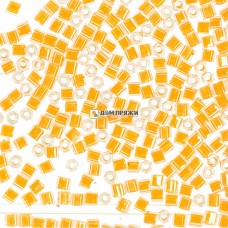 TOHO Hexagon 11/0 #0801 /Светло-оранжевый внутренний прокрас/ - 5 грамм