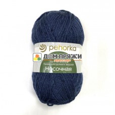 Пряжа Пехорская ПТ Носочная #893 т.джинс