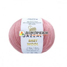 Пряжа Gazzal Baby Wool #831 розовый яркий