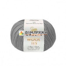 Пряжа Gazzal Wool 115 #3304 св.серый Пряжа Gazzal Wool 115 #3304 св.серый