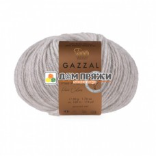 Пряжа Gazzal Baby Alpaca Pure Colors #6451 св.серый