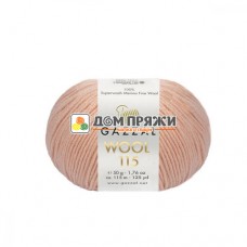Пряжа Gazzal Wool 115 #3309 абрикос Пряжа Gazzal Wool 115 #3309 абрикос