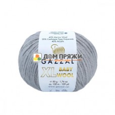 Пряжа Gazzal Baby Wool XL #817 св.серый