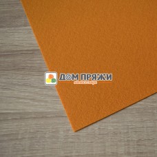 Фетр корейский жесткий 1,2мм размер А6 (10х15см) #823 оранжевый