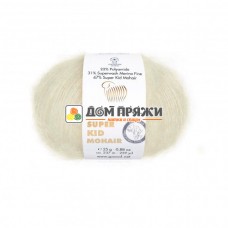 Пряжа Gazzal Super Kid Mohair #64437 жемчужный