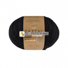 Пряжа Gazzal Baby Alpaca #46037 черный Пряжа Gazzal Baby Alpaca #46037 черный
