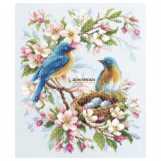 Набор для вышивания "Весенняя песня" 21*27см, Чудесная игла