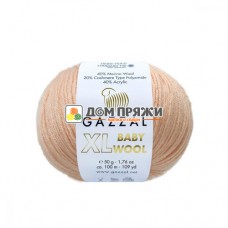 Пряжа Gazzal Baby Wool XL #834 персик