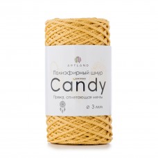 Candy полиэфирный шнур /Желтый/