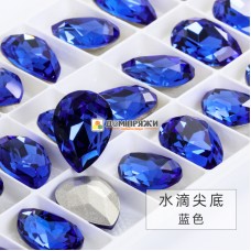 Fancy Stones K9 14x10mm Sapphire /4320/