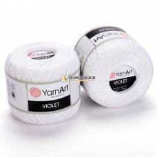 Yarn Art Violet #1000 белый