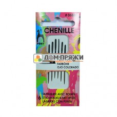 Иглы для синели и глади PONY разм. 22, 43мм, 6шт. /06880/