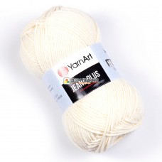  Yarn Art Jeans Plus #003 молочный