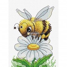 Набор для вышивания "Трудолюбивая пчелка" 16*12см, МП Студия