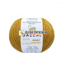 Пряжа Gazzal Baby Wool XL #842 охра