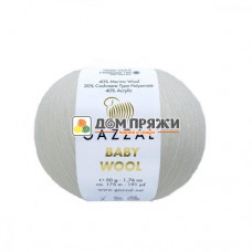 Пряжа Gazzal Baby Wool #801 белый