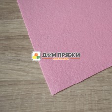 Фетр корейский жесткий 1,2мм размер А6 (10х15см) #828 светло-розовый