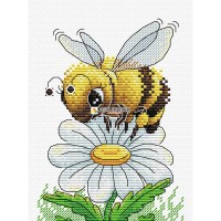Набор для вышивания "Трудолюбивая пчелка" 16*12см, МП Студия Набор для вышивания "Трудолюбивая пчелка" 16*12см, МП Студия