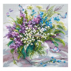 Набор для вышивания "Ласковый май" 32*32см, Чудесная игла