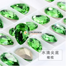 Fancy Stones K9 14x10mm Peridot /4320/