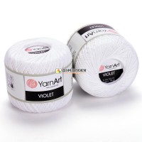 Yarn Art Violet #1000 белый Yarn Art Violet #1000 белый