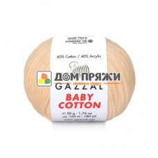 Пряжа Gazzal Baby Cotton #3469 св.персик Пряжа Gazzal Baby Cotton #3469 св.персик