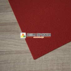 Фетр корейский жесткий 1,2мм размер А6 (10х15см) #837 красный
