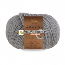 Пряжа Gazzal Baby Alpaca Pure Colors #6458 серый